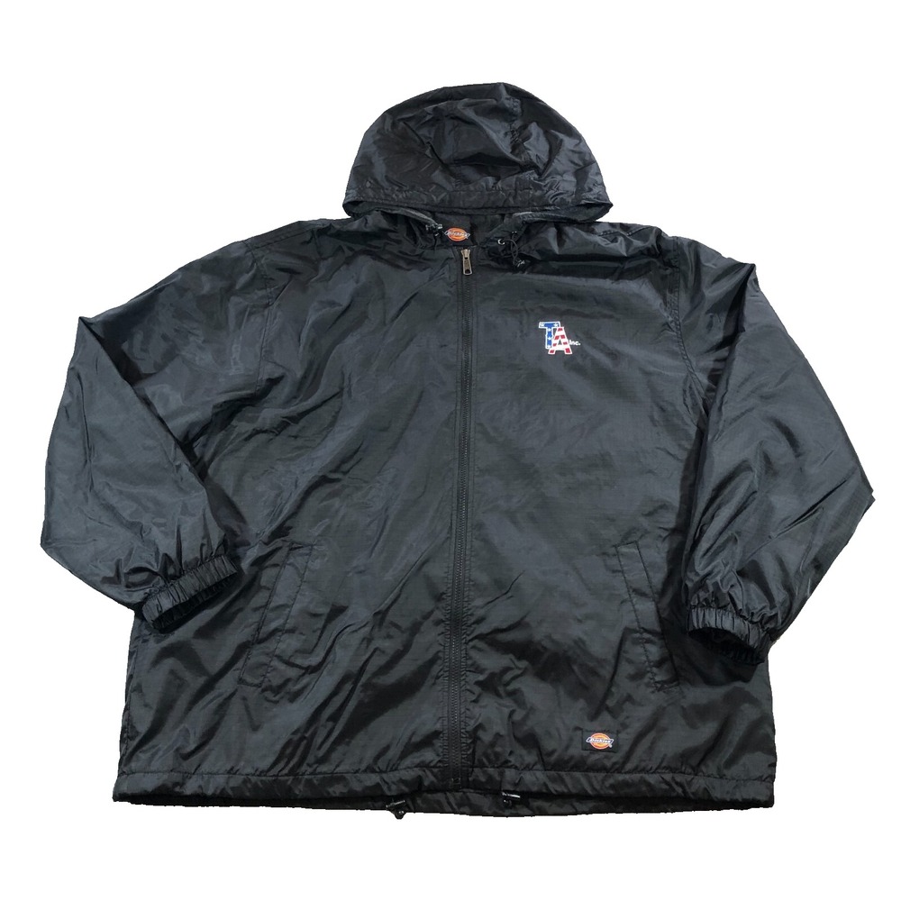 TravelCenters of America jacket mens 2XL black rip stop fleece lining dickies